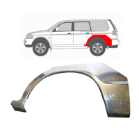 Арка задня ліва Mitsubishi Pajero Sport 1996-2008 (Polcar) 52858351
