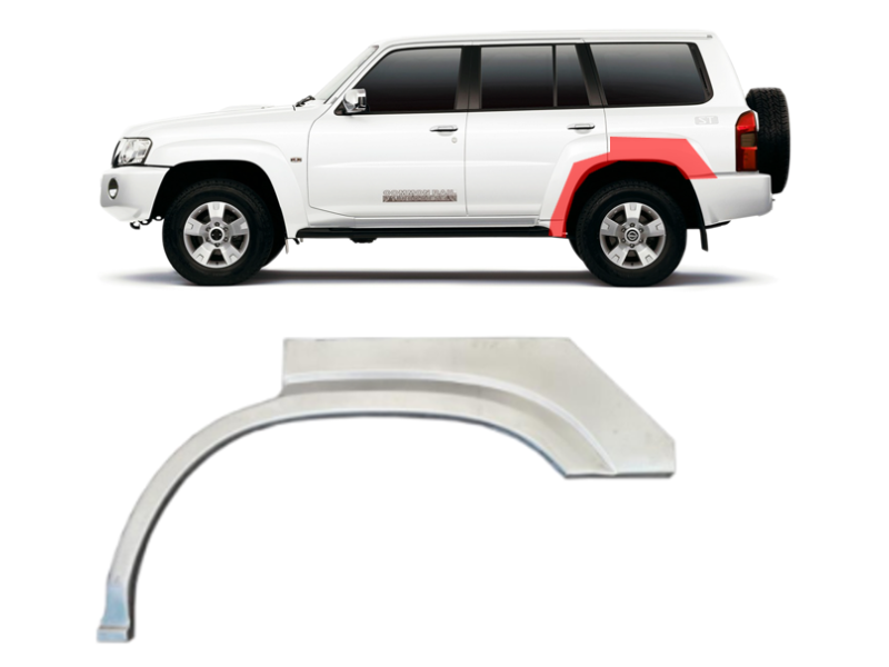 Арка задня ліва Nissan Patrol Y61 1998-2009 Польща