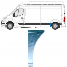 Арка задня ліва перед колесом мала Renault Master III, Opel Movano B Klokkerholm 6089561