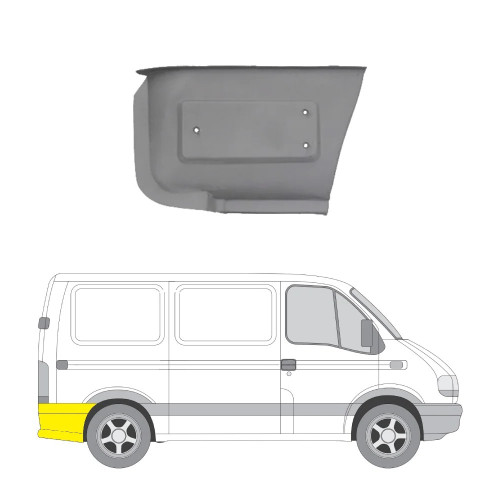 Арка задня права за колесом Renault Master II, Opel Movano A 98-10 4cars