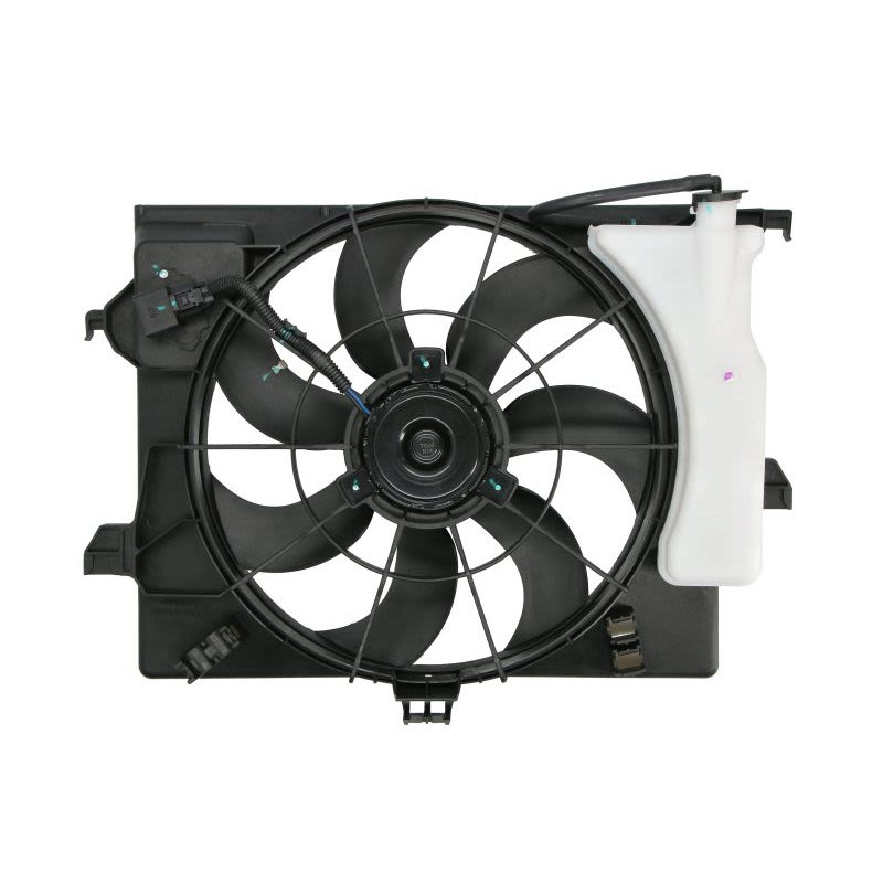 Дифузор з вентилятором і бачком для Hyundai Accent IV, Solaris, Veloster, Kia Rio III 2010-2023