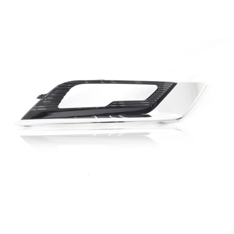 Решітка бампера Ford Fusion 2017-2019 з хромованим молдингом (права)