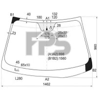 Лобове скло Hyundai Sonata YF 11-14 (XYG) GS 3230 D11