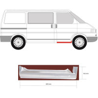 Поріг передній правий VW Transporter T4 90-03 (PL)