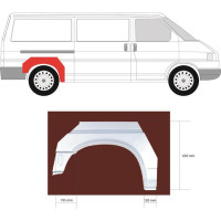 Арка задня права VW Transporter T4 90-03 довга база (Klokkerholm)