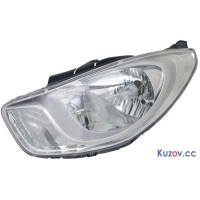 Фара Hyundai i-10 07-13 права, ел. кор.(Depo) хром 921020X120