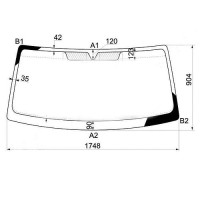 Лобове скло Iveco Daily, Opel Movano, Renault Master 99-14 (Pilkington)