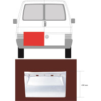 Ремчастина задніх дверей ліва VW Transporter T4 90-03 (K) 43 см