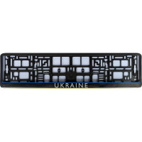 Рамка номера UKRAINE чорна