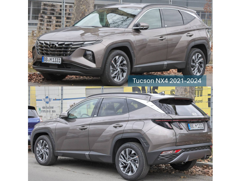 Молдинг бампера нижній передній Hyundai Tucson NX4 2021- Тайвань 86577CW000