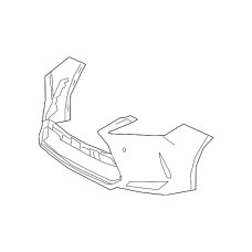 Бампер передній з отворами під парктроніки без отворів під омивач Lexus RX F-Sport 2020- Тайвань 521190E947