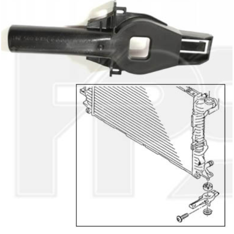 Кріплення радіатора переднє Audi Q5 2008-2016 FPS 8K0805201