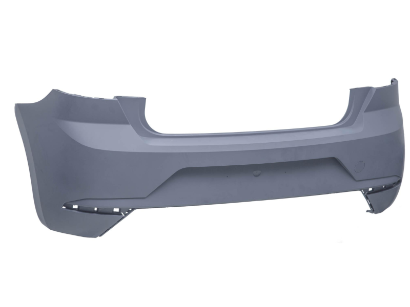 Бампер задній (без отвору під парктронік) Seat Ibiza 2017- Polcar 6F0807421DGRU