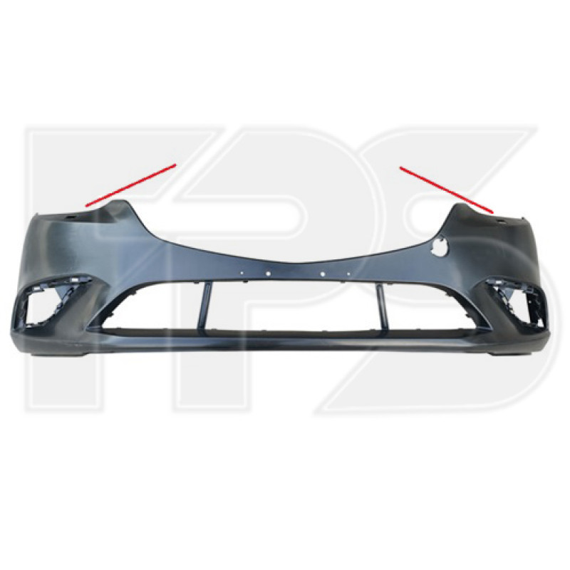 Бампер передній з отворами під омивач Mazda 6 GJ 2016-2018 Китай