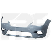 Бампер передній (без отворів під парктронік та омивач) Seat Ibiza 2017- Тайвань