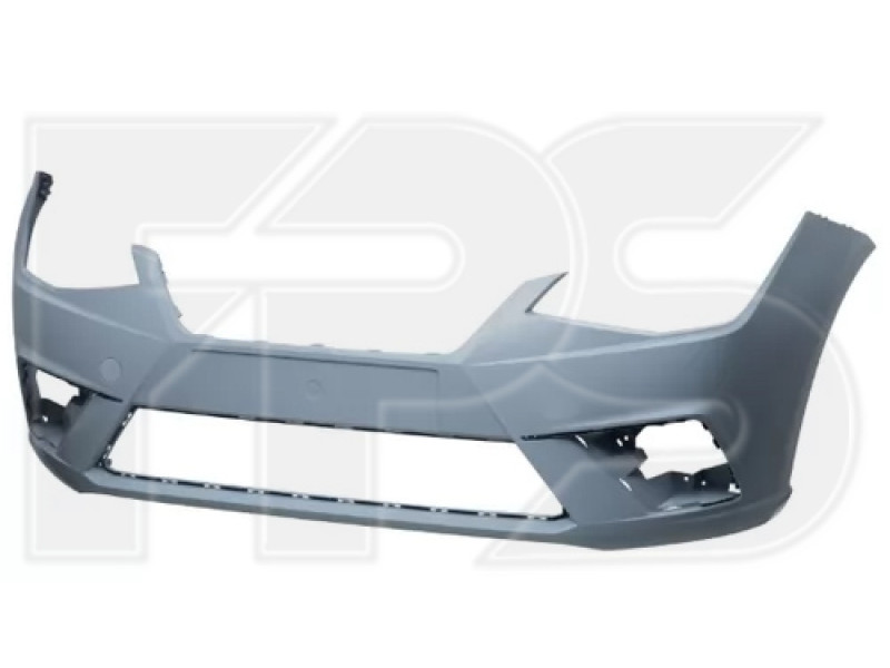 Бампер передній (без отворів під парктронік та омивач) Seat Ibiza 2017- Тайвань