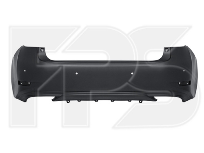 Бампер задній (з отвором під парктронік) Lexus ES 2015-2018 Тайвань