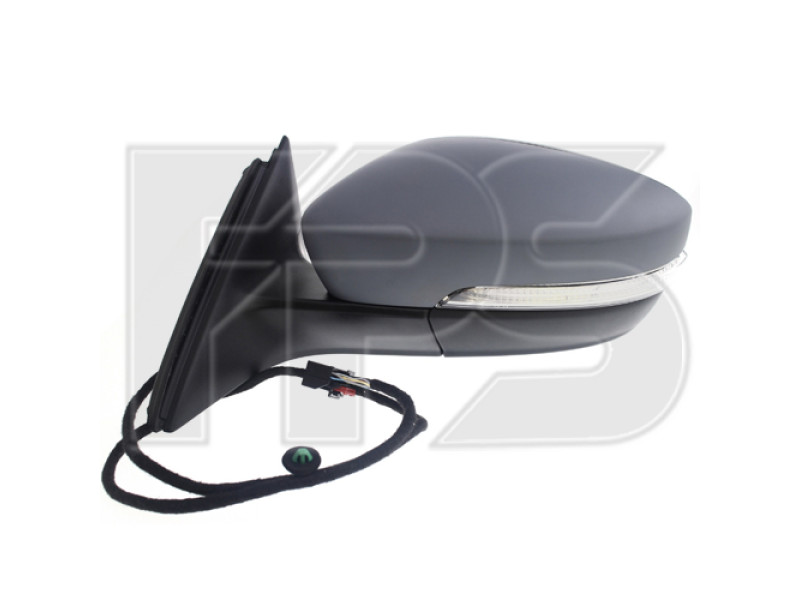 Дзеркало праве VW Passat B7 USA 11-15 (Китай) 10 PIN, електричне, обігрів, електросклад., повторювач поворота, підсвітка