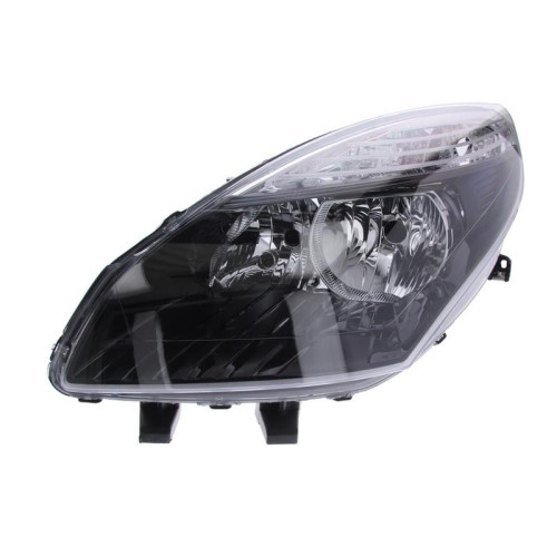Фара передня ліва Renault Scenic / Grand Scenic 2009-2012 (Тайвань) галоген, чорна 260608682R