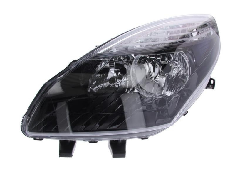 Фара передня ліва Renault Scenic / Grand Scenic 09-12 (Тайвань) галоген, чорна 260608682R