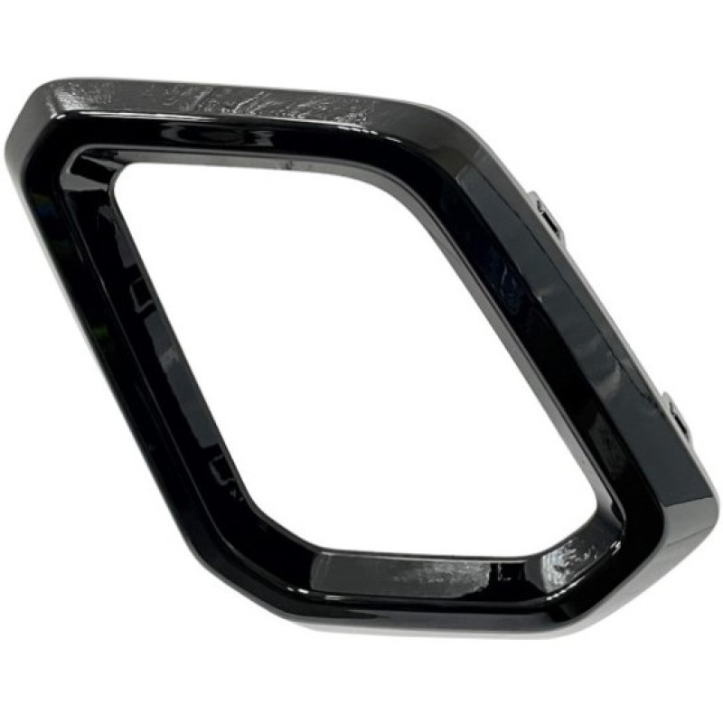 Молдинг решітки переднього бампера лівий Honda CR-V 6 22- (Тайвань) чорний глянець