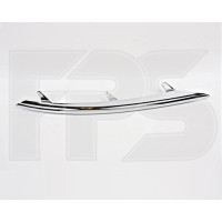 Молдинг переднього бампера лівий VW Touareg 07-09 (Тайвань) хром