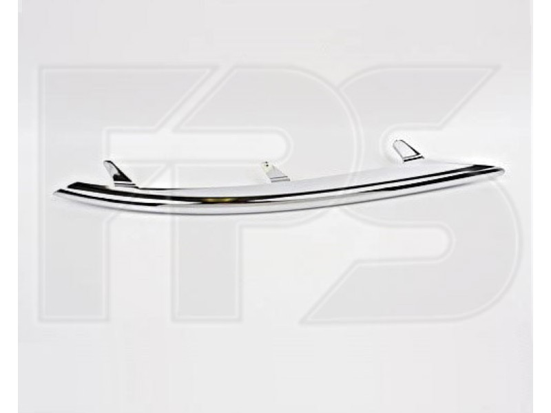 Молдинг переднього бампера лівий VW Touareg 07-09 (Тайвань) хром