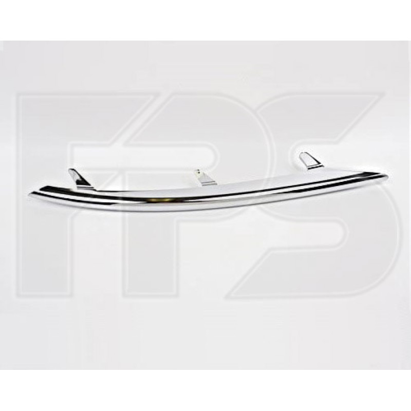 Молдинг переднього бампера лівий VW Touareg 07-09 (Тайвань) хром