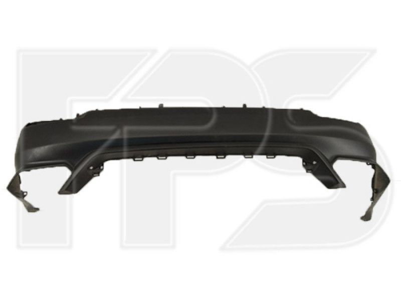 Накладка заднього бампера нижня Lexus NX 17- (Тайвань) чорна