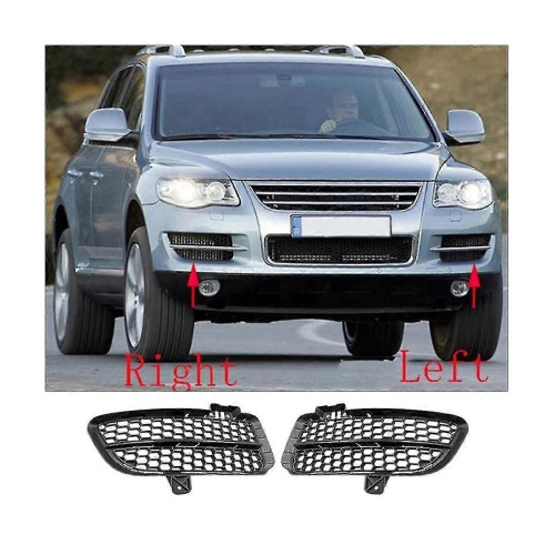 Решітка переднього бампера ліва VW Touareg 07-09 (Тайвань) 7L6853665B