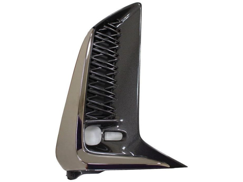 Решітка переднього бампера права Lexus UX F-Sport 18- (Тайвань) з отв., глянець, хром. молд. 5203076010