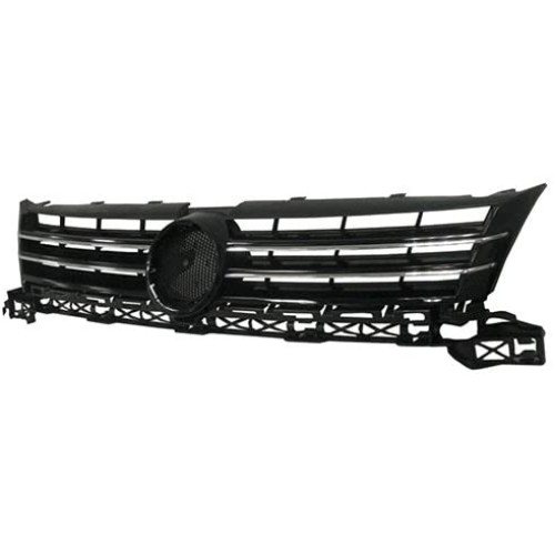 Решітка радіатора VW Caddy 2011-2015 (Тайвань) 1T0853651ASPWF