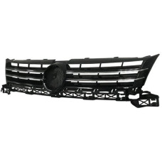 Решітка радіатора VW Caddy 11-15 (Тайвань) чорний глянець хром 1T0853651ASPWF
