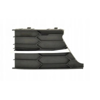 Решітка переднього бампера ліва Skoda Superb 13-15 (Тайвань) заглушка   хром молдинг