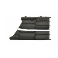 Решітка переднього бампера права Skoda Superb 13-15 (Тайвань) заглушка   хром молдинг