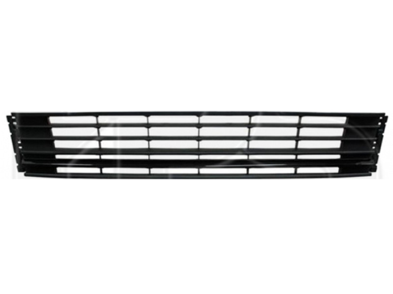 Решітка переднього бампера середня VW Polo седан 15-20 (Тайвань) чорна
