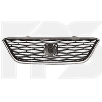 Решітка радіатора Seat Ibiza 13-17 (Тайвань) чорна   хром