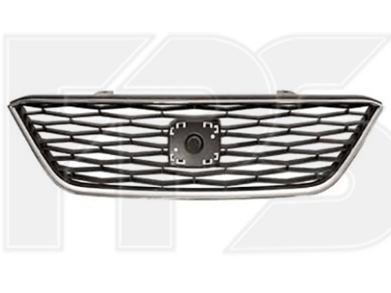 Решітка радіатора Seat Ibiza 13-17 (Тайвань) чорна хром