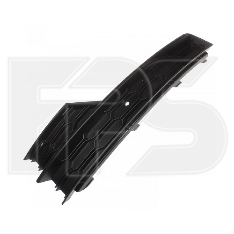 Решітка переднього бампера ліва Skoda Octavia A7 17-20 (Тайвань) без отв. під п/тронік