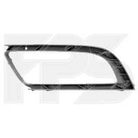 Решітка переднього бампера ліва Skoda Superb 13-15 (Тайвань) з отвором