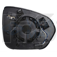 Вкладиш дзеркала лівий з обігрівом, під датчик сліпої зони Renault Duster 2018- (Китай)