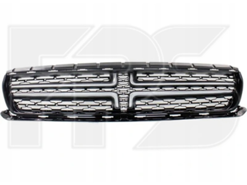 Решітка радіатора Dodge Charger 15- STD Type (Тайвань) чорний глянець / сірий