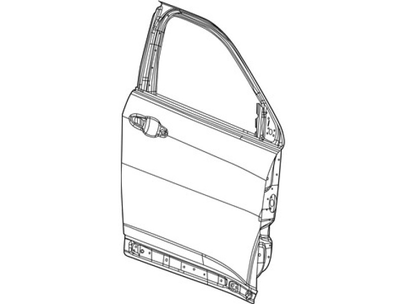 Передні двері праві Jeep Compass 2017-2021 (Китай) 68242542AA
