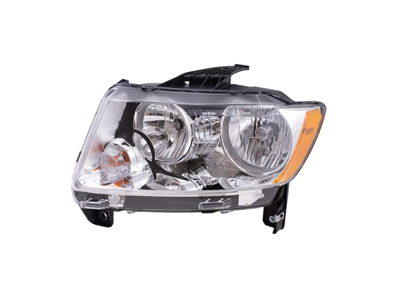 Фара передня ліва Jeep Compass 11-16 (TYC) світла, механічна 68088869AD