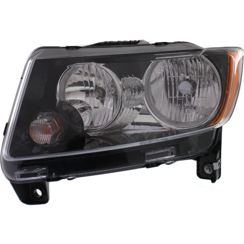 Фара передня ліва Jeep Compass 11-16 TYC темна, механічна 68171215AC