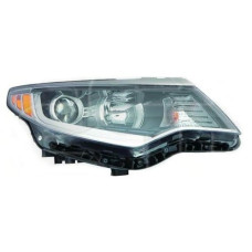 Фара передня права Kia Optima 16-18 (Китай) механічна, LED, жовта вставка