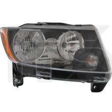 Фара передня ліва Jeep Compass 11-16 (DEPO Тайвань) темна