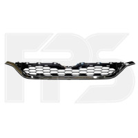 Решітка радіатора нижня Honda CR-V 15-17 (Тайвань) чорна з молдингом