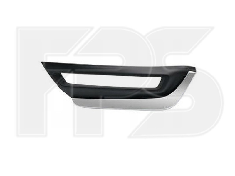 Решітка бампера ліва Honda CR-V 17- EUR (Тайвань) з отвором хром