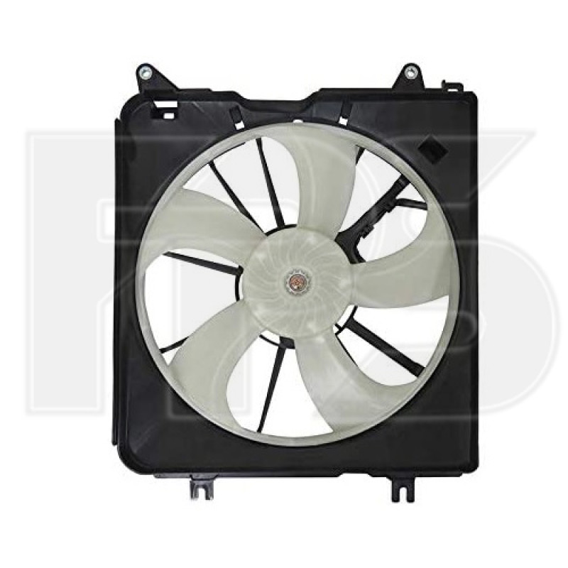Вентилятор радіатора з дифузором лівий Honda CR-V 17- (Тайвань) 1.5 TURBO / 2.4